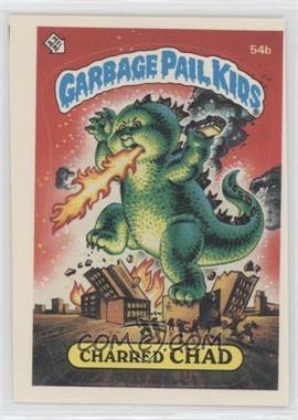 1985 Topps Garbage Pail Kids Series 2 - [Base] #54b.1 - Charred Chad (One Star Back)