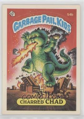 1985 Topps Garbage Pail Kids Series 2 - [Base] #54b.1 - Charred Chad (One Star Back)