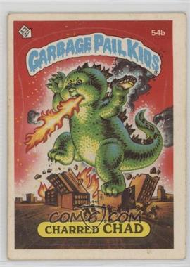 1985 Topps Garbage Pail Kids Series 2 - [Base] #54b.1 - Charred Chad (One Star Back)