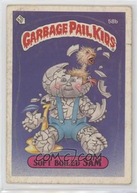 1985 Topps Garbage Pail Kids Series 2 - [Base] #58b.1 - Soft Boiled Sam (Jolted Joel Puzzle Back) [Poor to Fair]