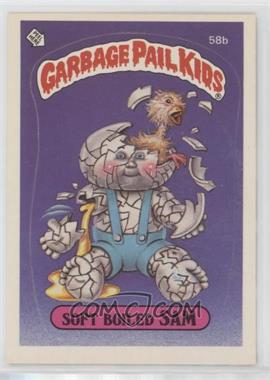 1985 Topps Garbage Pail Kids Series 2 - [Base] #58b.1 - Soft Boiled Sam (Jolted Joel Puzzle Back)