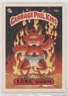 1985 Topps Garbage Pail Kids Series 2 - [Base] #64b.2 - Luke Warm (Two Star Back)