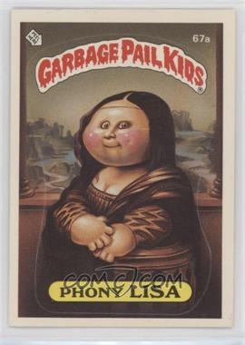 1985 Topps Garbage Pail Kids Series 2 - [Base] #67a.1 - Phony Lisa (Jolted Joel Puzzle Back)