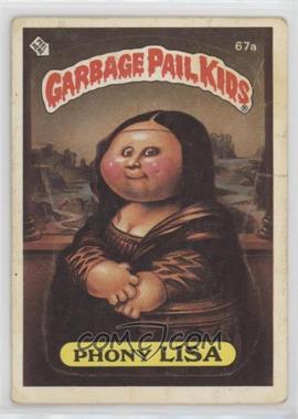 1985 Topps Garbage Pail Kids Series 2 - [Base] #67a.1 - Phony Lisa (Jolted Joel Puzzle Back)