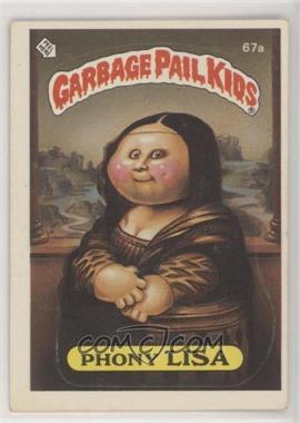 1985 Topps Garbage Pail Kids Series 2 - [Base] #67a.1 - Phony Lisa (Jolted Joel Puzzle Back)