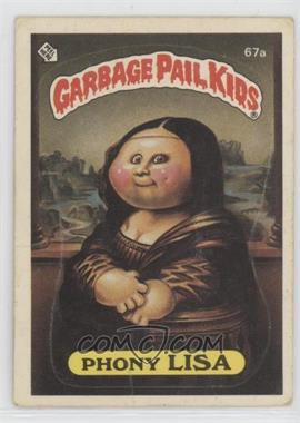 1985 Topps Garbage Pail Kids Series 2 - [Base] #67a.1 - Phony Lisa (Jolted Joel Puzzle Back)