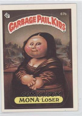 1985 Topps Garbage Pail Kids Series 2 - [Base] #67b.1 - Mona Loser (Jolted Joel Puzzle Back)