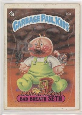 1985 Topps Garbage Pail Kids Series 2 - [Base] #70a.1 - Bad Breath Seth (Jolted Joe Puzzle Back)