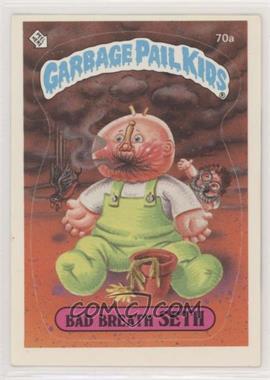 1985 Topps Garbage Pail Kids Series 2 - [Base] #70a.1 - Bad Breath Seth (Jolted Joe Puzzle Back)