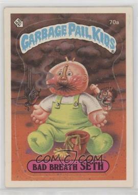 1985 Topps Garbage Pail Kids Series 2 - [Base] #70a.1 - Bad Breath Seth (Jolted Joe Puzzle Back)