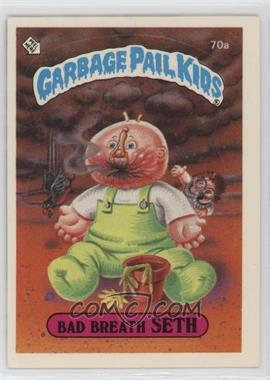 1985 Topps Garbage Pail Kids Series 2 - [Base] #70a.1 - Bad Breath Seth (Jolted Joe Puzzle Back)