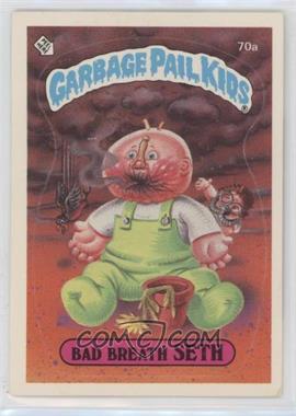 1985 Topps Garbage Pail Kids Series 2 - [Base] #70a.1 - Bad Breath Seth (Jolted Joe Puzzle Back)