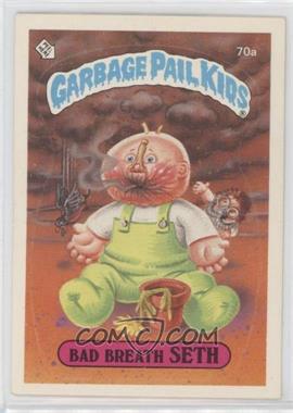 1985 Topps Garbage Pail Kids Series 2 - [Base] #70a.1 - Bad Breath Seth (Jolted Joe Puzzle Back)