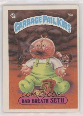 1985 Topps Garbage Pail Kids Series 2 - [Base] #70a.1 - Bad Breath Seth (Jolted Joe Puzzle Back)