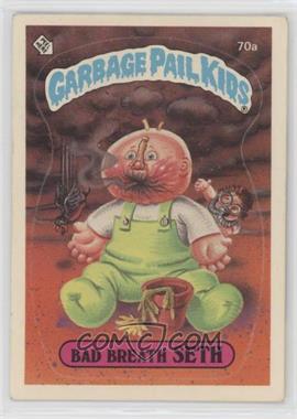1985 Topps Garbage Pail Kids Series 2 - [Base] #70a.1 - Bad Breath Seth (Jolted Joe Puzzle Back)