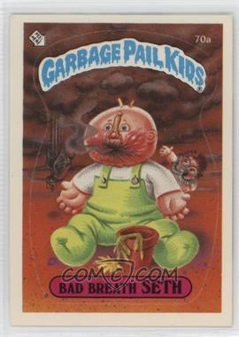 1985 Topps Garbage Pail Kids Series 2 - [Base] #70a.1 - Bad Breath Seth (Jolted Joe Puzzle Back)