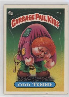1985 Topps Garbage Pail Kids Series 2 - [Base] #71a.2 - Odd Todd (Messy Tessie Puzzle Back)