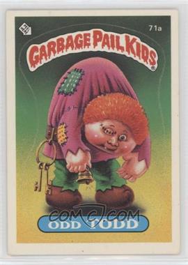 1985 Topps Garbage Pail Kids Series 2 - [Base] #71a.2 - Odd Todd (Messy Tessie Puzzle Back)