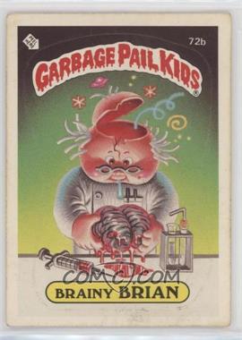 1985 Topps Garbage Pail Kids Series 2 - [Base] #72b.2 - Brainy Brian (Two Star Back) [Good to VG‑EX]