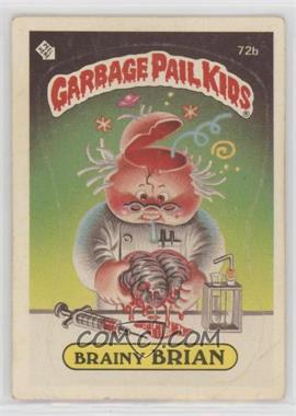 1985 Topps Garbage Pail Kids Series 2 - [Base] #72b.2 - Brainy Brian (Two Star Back) [Good to VG‑EX]