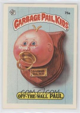 1985 Topps Garbage Pail Kids Series 2 - [Base] #75a.1 - Off-The-Wall Paul (Jolted Joel Puzzle Back)