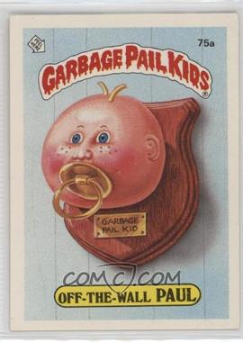 1985 Topps Garbage Pail Kids Series 2 - [Base] #75a.1 - Off-The-Wall Paul (Jolted Joel Puzzle Back)