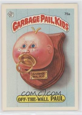 1985 Topps Garbage Pail Kids Series 2 - [Base] #75a.1 - Off-The-Wall Paul (Jolted Joel Puzzle Back)