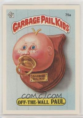 1985 Topps Garbage Pail Kids Series 2 - [Base] #75a.1 - Off-The-Wall Paul (Jolted Joel Puzzle Back)