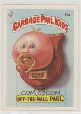 1985 Topps Garbage Pail Kids Series 2 - [Base] #75a.1 - Off-The-Wall Paul (Jolted Joel Puzzle Back)