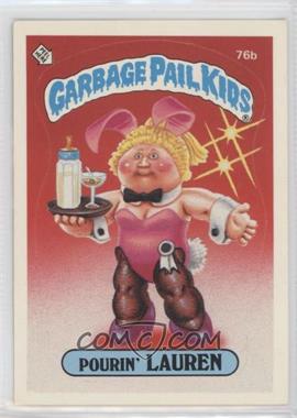 1985 Topps Garbage Pail Kids Series 2 - [Base] #76b.1 - Pourin' Lauren (Jolted Joe Puzzle Back)