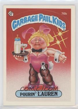 1985 Topps Garbage Pail Kids Series 2 - [Base] #76b.1 - Pourin' Lauren (Jolted Joe Puzzle Back)