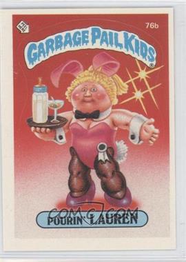 1985 Topps Garbage Pail Kids Series 2 - [Base] #76b.1 - Pourin' Lauren (Jolted Joe Puzzle Back)