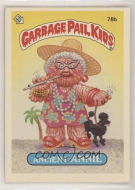 1985 Topps Garbage Pail Kids Series 2 - [Base] #78b.1 - Ancient Annie (Jolted Joe Puzzle Back)