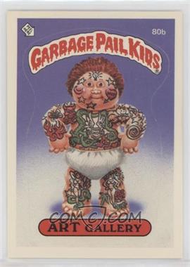 1985 Topps Garbage Pail Kids Series 2 - [Base] #80b.1 - Art Gallery (Jolted Joe Puzzle Back)