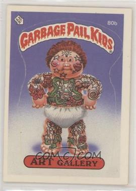 1985 Topps Garbage Pail Kids Series 2 - [Base] #80b.1 - Art Gallery (Jolted Joe Puzzle Back)