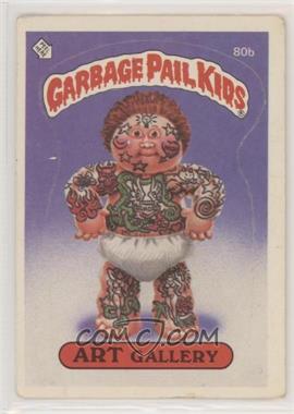 1985 Topps Garbage Pail Kids Series 2 - [Base] #80b.1 - Art Gallery (Jolted Joe Puzzle Back)