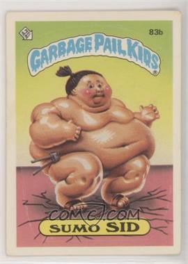 1985 Topps Garbage Pail Kids Series 2 - [Base] #83b.2 - Sumo Sid (Two Star Back) [EX to NM]