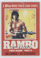 Rambo Header Card [Good to VG‑EX]