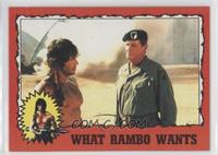 What Rambo Wants