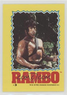 1985 Topps Rambo: First Blood Part II - Stickers #3 - Rambo