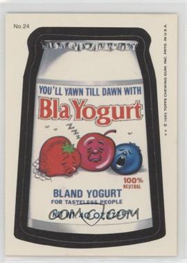 1985 Topps Wacky Packages - [Base] #24 - Bla Yogurt