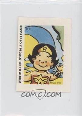 1986 Agencia Reyauca/Salo Super Amigos - [Base] #B-8 - Wonder Woman Jr.