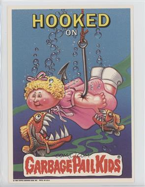 1986 Topps Garbage Pail Kids Jumbos - Posters #6 - Hooked on Garbage Pail Kids