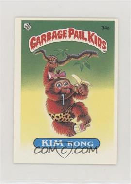 1986 Topps Garbage Pail Kids Series 1 - [Base] - UK Minis #34a - Kim Kong