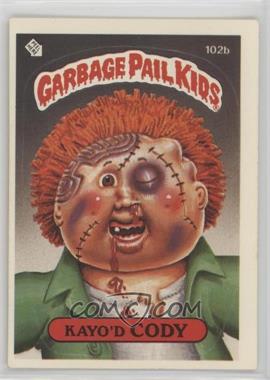 1986 Topps Garbage Pail Kids Series 3 - [Base] #102b.2 - Kayo'd Cody (Two Star Back)