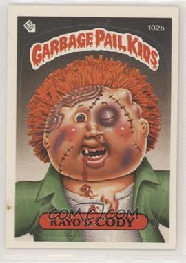 1986 Topps Garbage Pail Kids Series 3 - [Base] #102b.2 - Kayo'd Cody (Two Star Back)