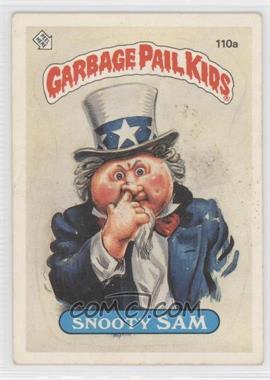 1986 Topps Garbage Pail Kids Series 3 - [Base] #110a.1 - Snooty Sam (One Star Back, Teacher)