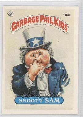 1986 Topps Garbage Pail Kids Series 3 - [Base] #110a.3 - Snooty Sam (Two Star Back, Teacher)
