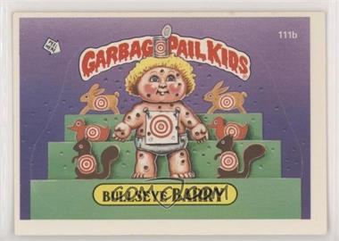 1986 Topps Garbage Pail Kids Series 3 - [Base] #111b.2 - Bullseye Barry (Two Star Back)