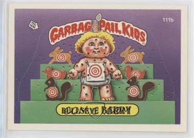 1986 Topps Garbage Pail Kids Series 3 - [Base] #111b.2 - Bullseye Barry (Two Star Back)